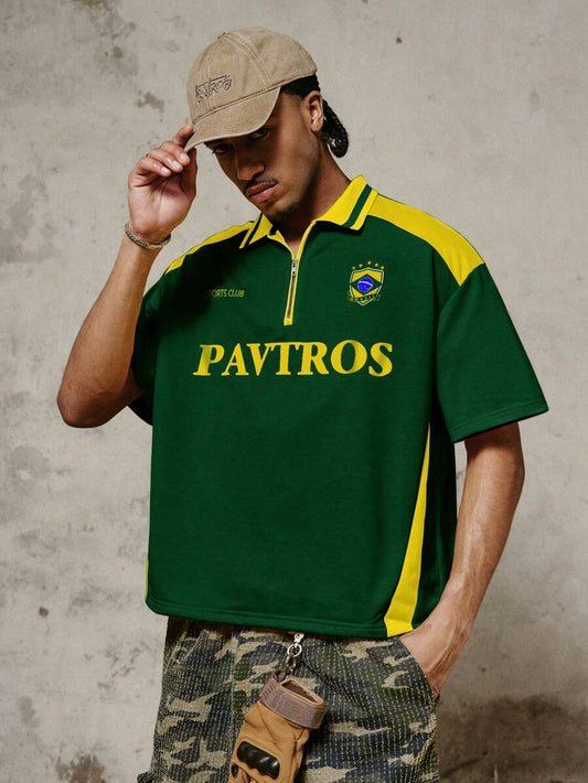 Camisa Polo Pavtros Studios Brazil Football Jersey