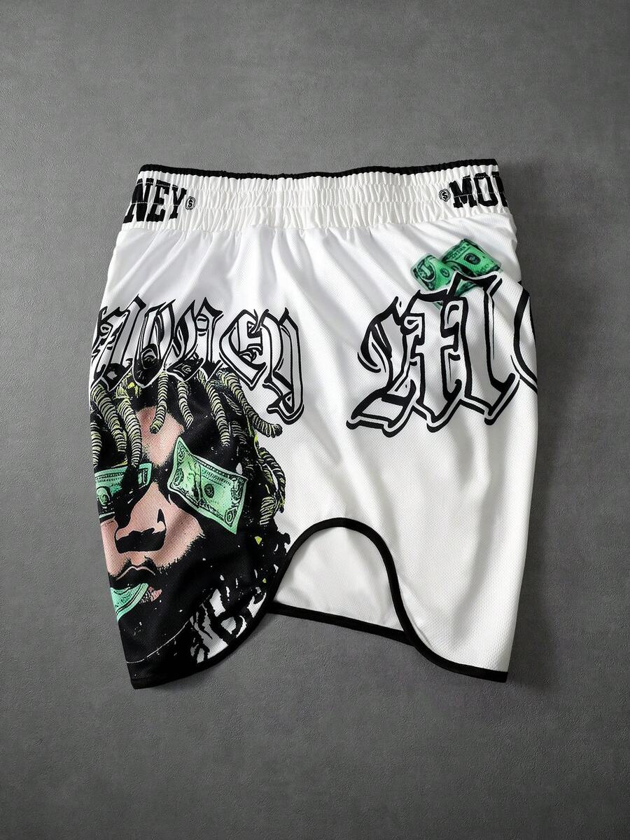 Shorts Pavtros Plus Size Estampado