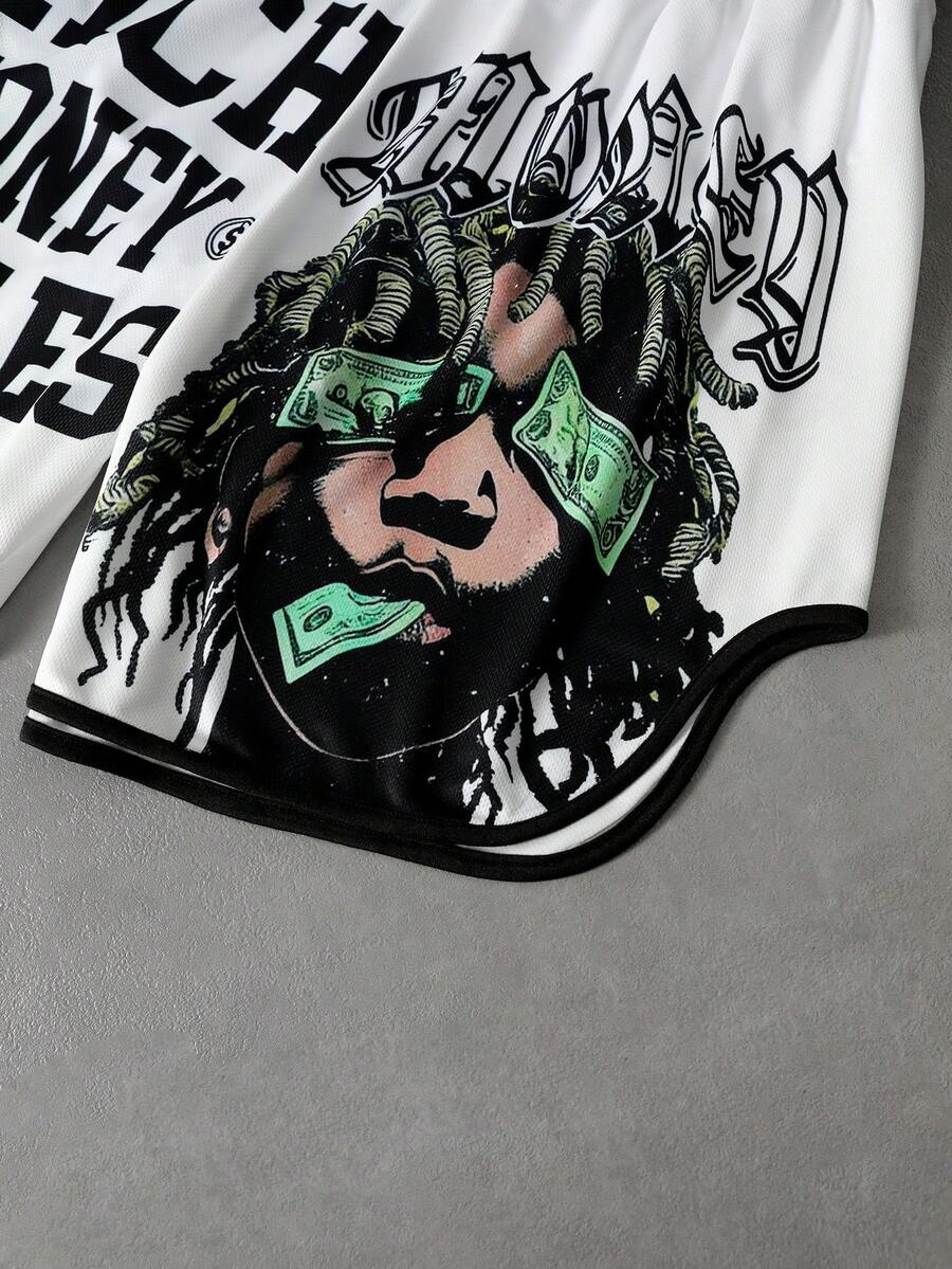 Shorts Pavtros Plus Size Estampado