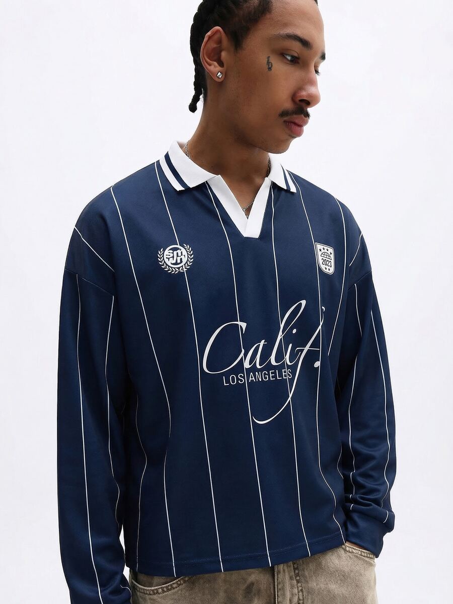 Camisa Long Sleeve Polo Pavtros Calif Vintage Jersey - foto 19