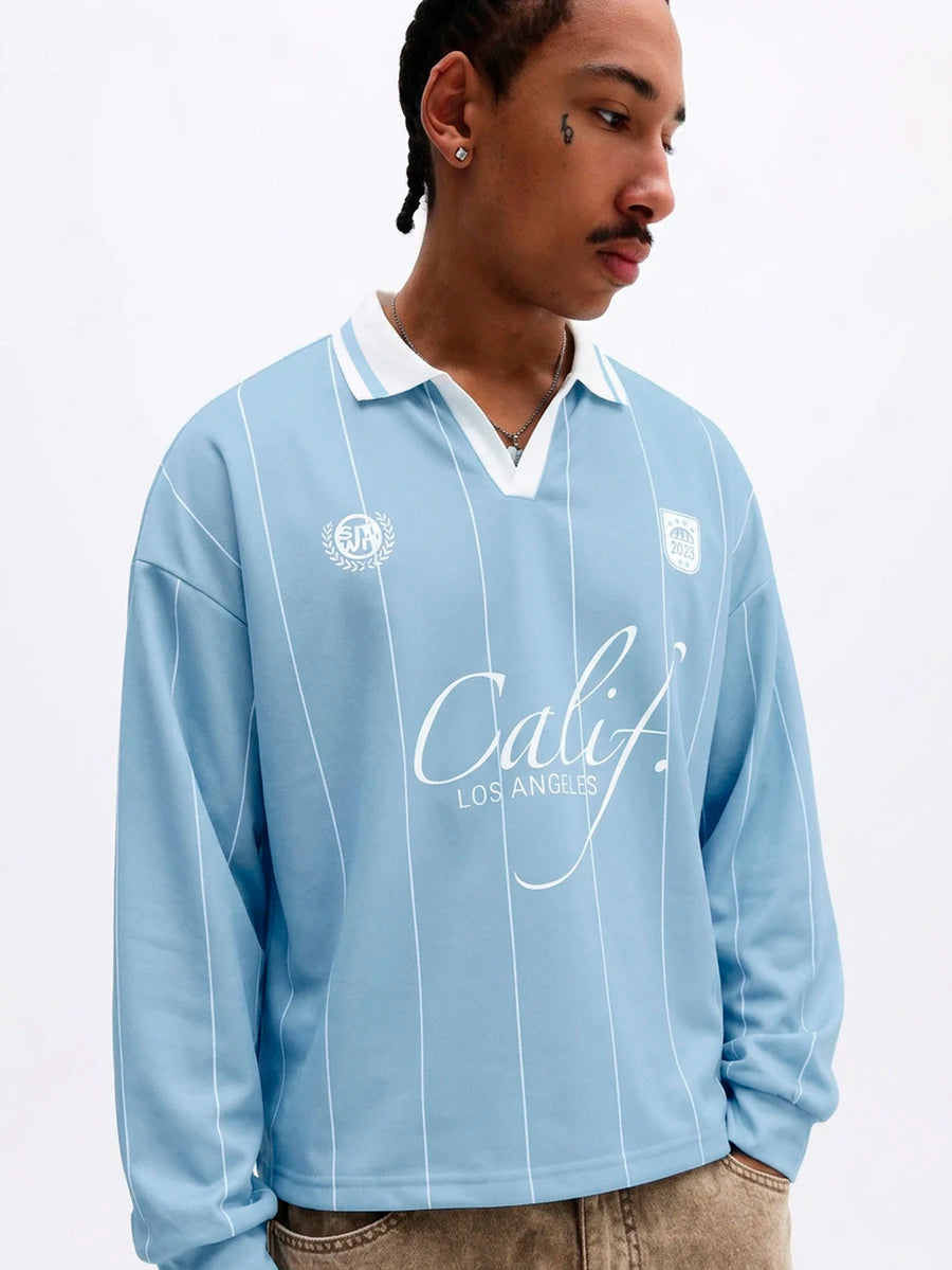 Camisa Long Sleeve Polo Pavtros Calif Vintage Jersey - foto 12