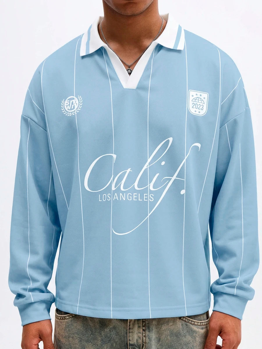 Camisa Long Sleeve Polo Pavtros Calif Vintage Jersey - foto 13