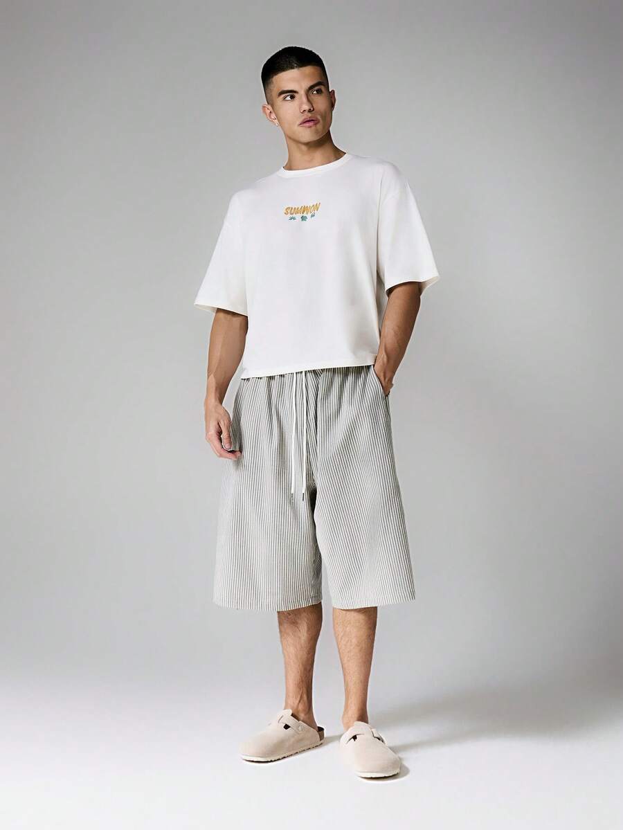 Bermuda Moletom Pavtros Studios Essential Oversized Jorts — Foto 19