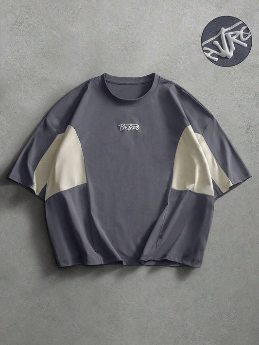 Camiseta Pavtros Colorblock Panel Grey