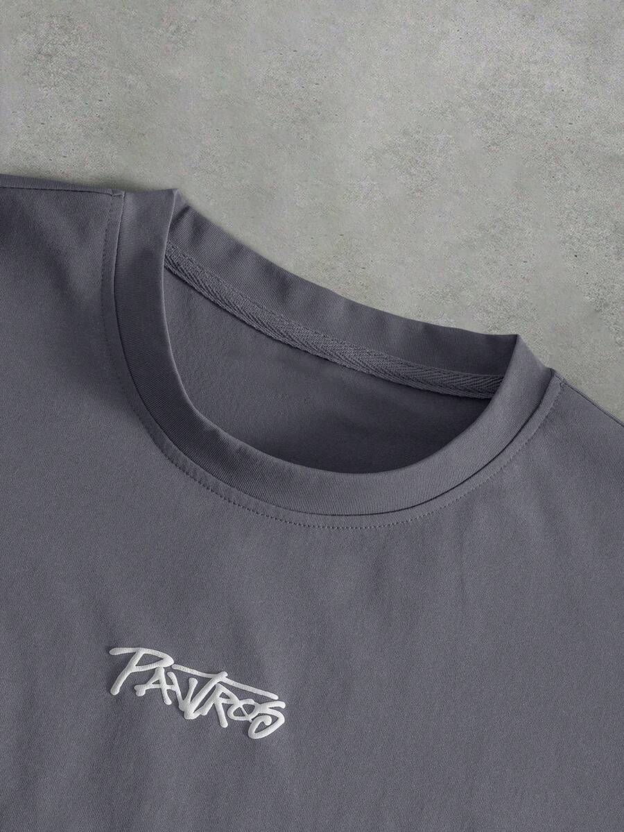 Camiseta Pavtros Colorblock Panel Grey