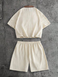 Conjunto Pavtros Studios Knit Retro Polo Shorts Set