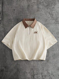 Conjunto Pavtros Studios Knit Retro Polo Shorts Set