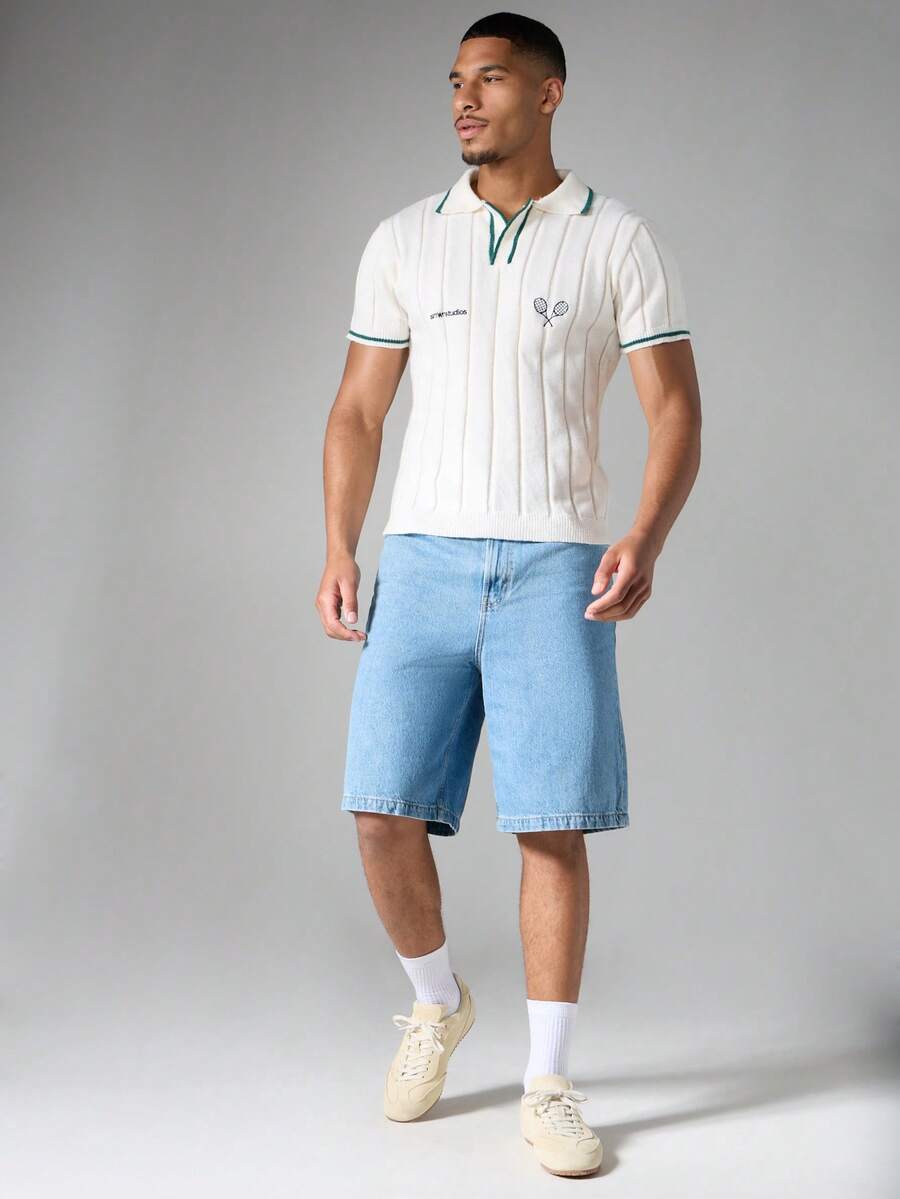 Camisa Polo Knit Pavtros Tennis Club Off-White - foto 3