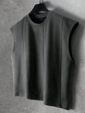 PAVTROS Regata Masculina de Verão Casual Fashion Street para Férias e Uso Diário, Estampa de Morango e Letras, Modelagem Solta, Holiday