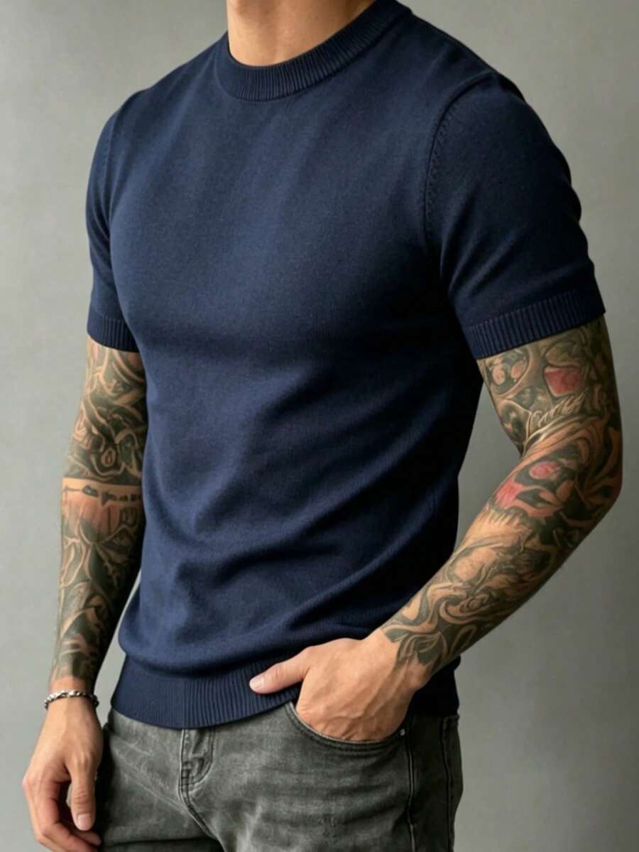 Camiseta Pavtros Listrada Minimalista