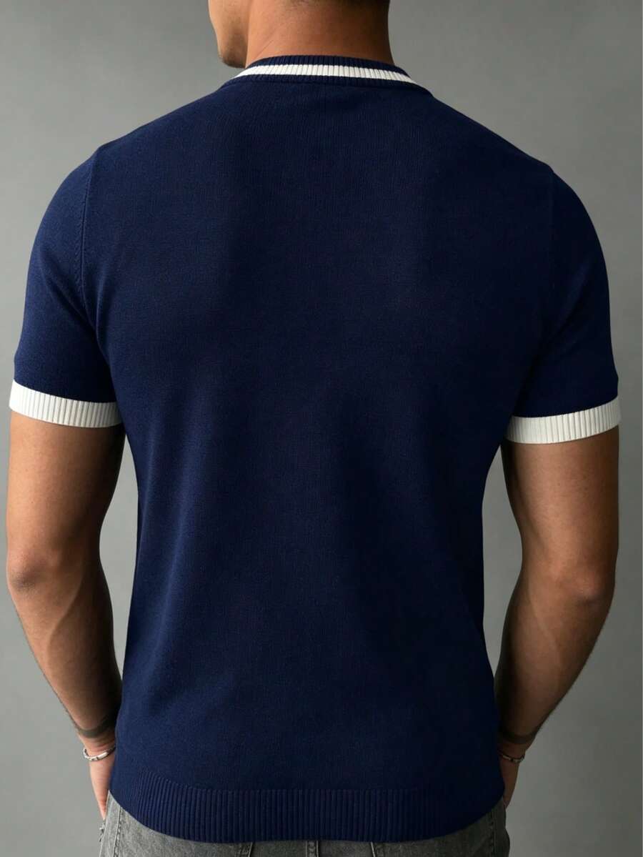 Camiseta Pavtros Listrada Minimalista