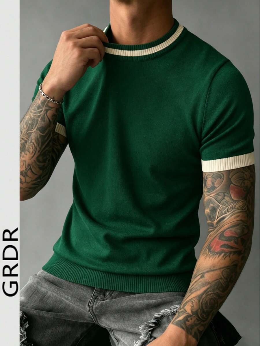 Camiseta Pavtros Listrada Minimalista