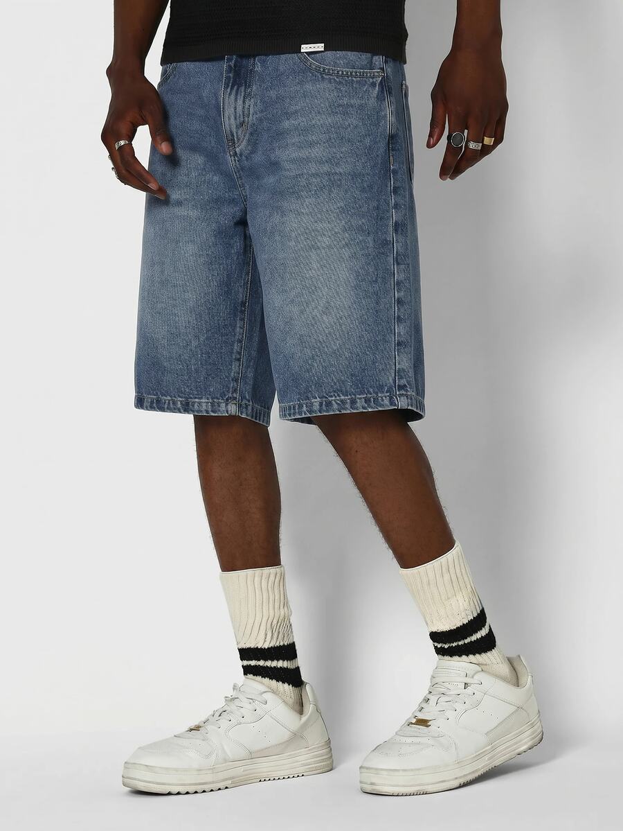 Bermuda Jorts Jeans Pavtros Studios Suzulan Graffiti — Foto 20
