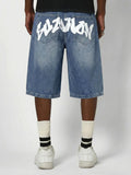 Bermuda Jorts Jeans Pavtros Studios Suzulan Graffiti