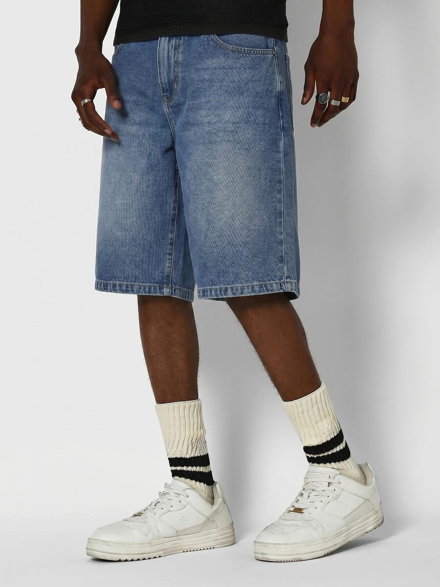 Bermuda Jorts Jeans Pavtros Studios Suzulan Graffiti — Foto 15