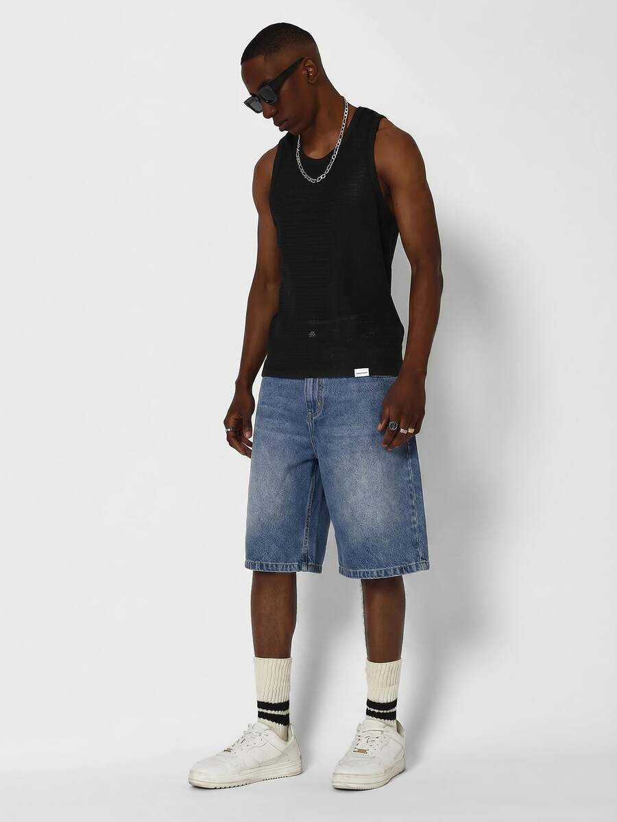 Bermuda Jorts Jeans Pavtros Studios Suzulan Graffiti — Foto 16