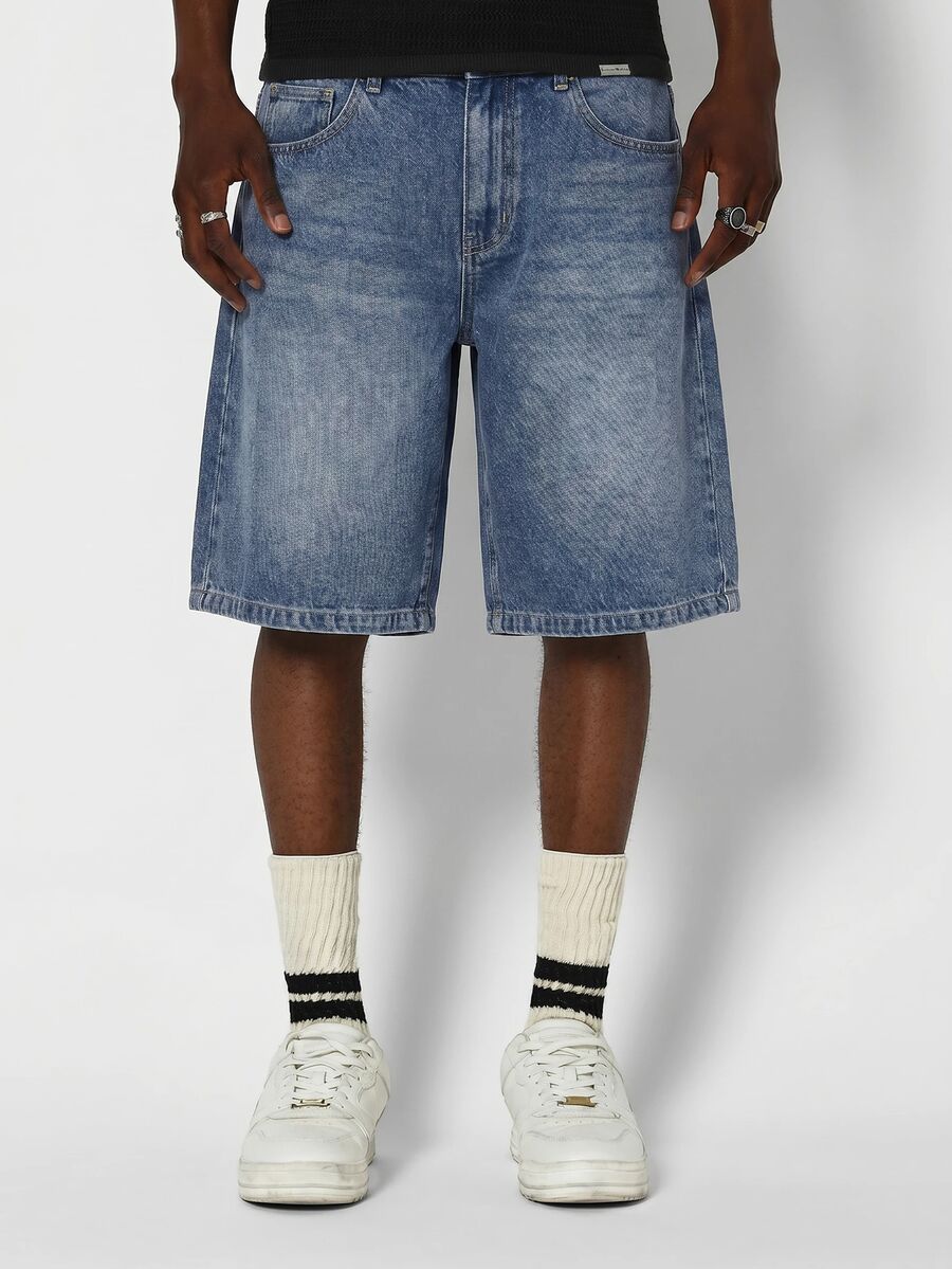 Bermuda Jorts Jeans Pavtros Studios Suzulan Graffiti — Foto 17