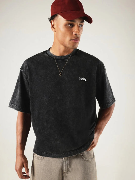 Camiseta Pavtros Doberman Gun Washed Black