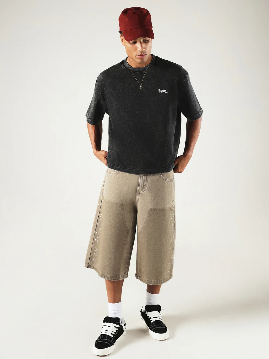 Camiseta Pavtros Doberman Washed Black