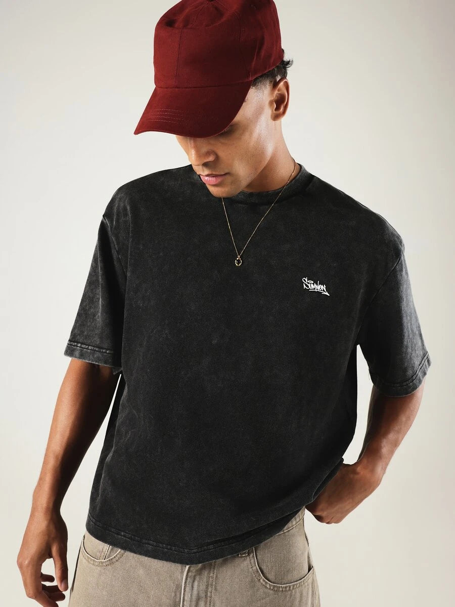 Camiseta Pavtros Doberman Washed Black
