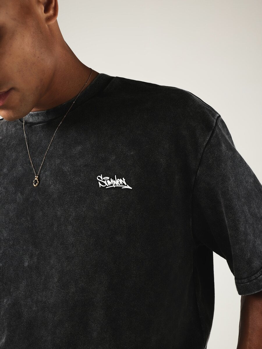 Camiseta Pavtros Doberman Washed Black