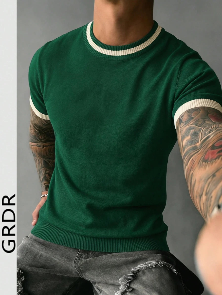Camiseta Pavtros Listrada Minimalista
