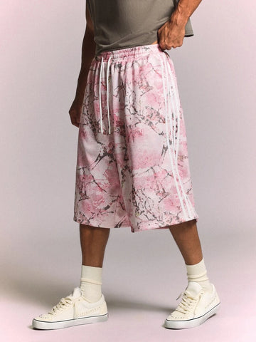 Bermuda Pavtros Studios Sakura Blossom Mesh Jorts — Foto 1