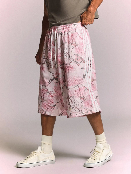 Bermuda Pavtros Studios Sakura Blossom Mesh Jorts