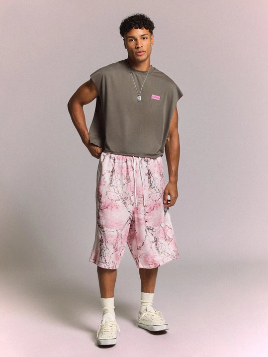 Bermuda Pavtros Studios Sakura Blossom Mesh Jorts