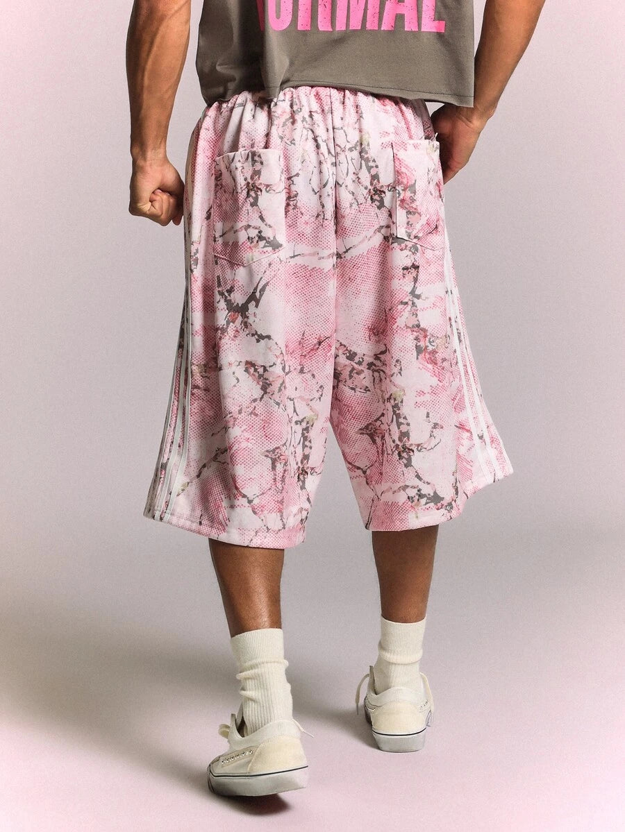 Bermuda Pavtros Studios Sakura Blossom Mesh Jorts — Foto 3