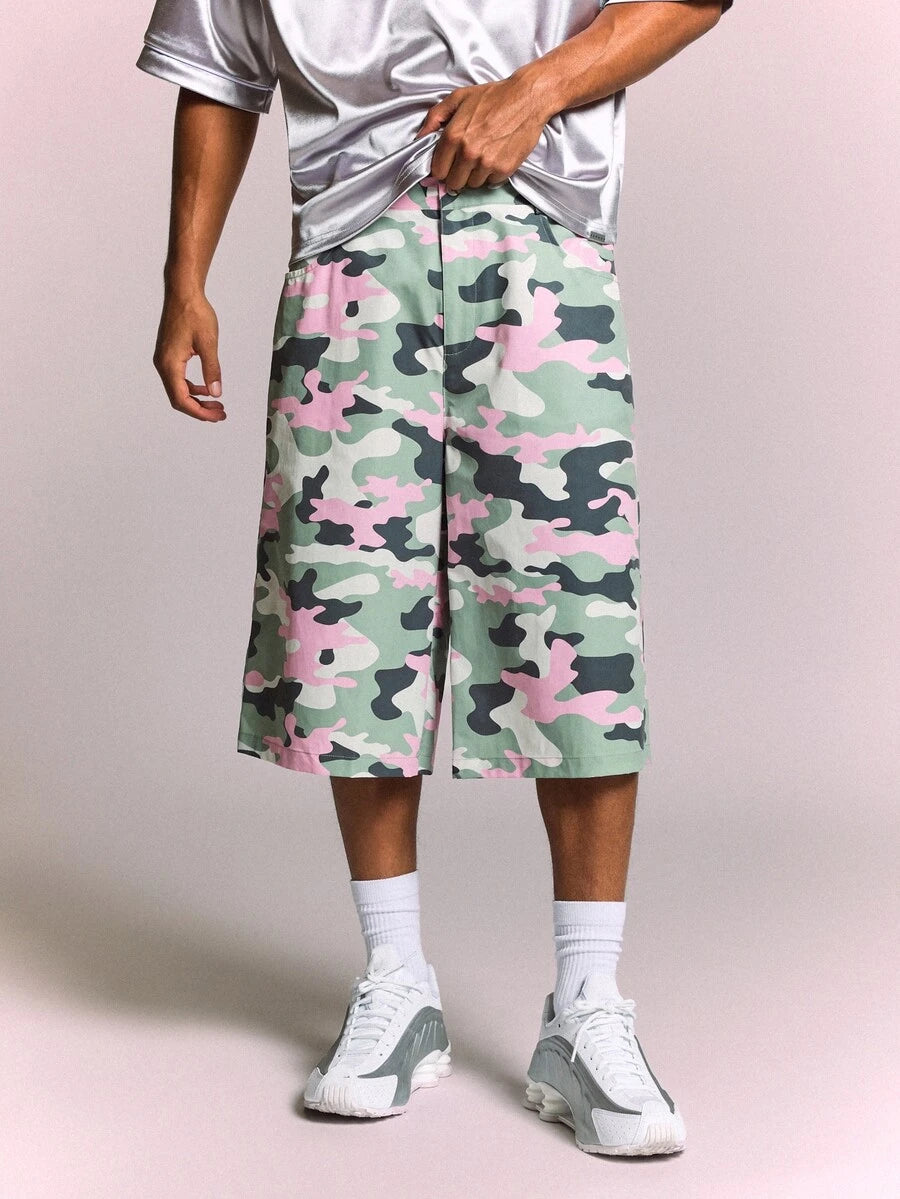 Bermuda Pavtros Studios Pastel Camo Baggy Jorts - foto 1