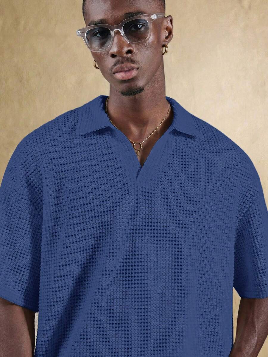 Camisa Polo Pavtros Studios Waffle Knit Polo — Foto 38