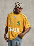 Camiseta Pavtros Studios Brasil Heritage Football Jersey