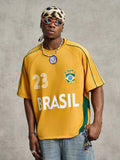 Camiseta Pavtros Studios Brasil Heritage Football Jersey