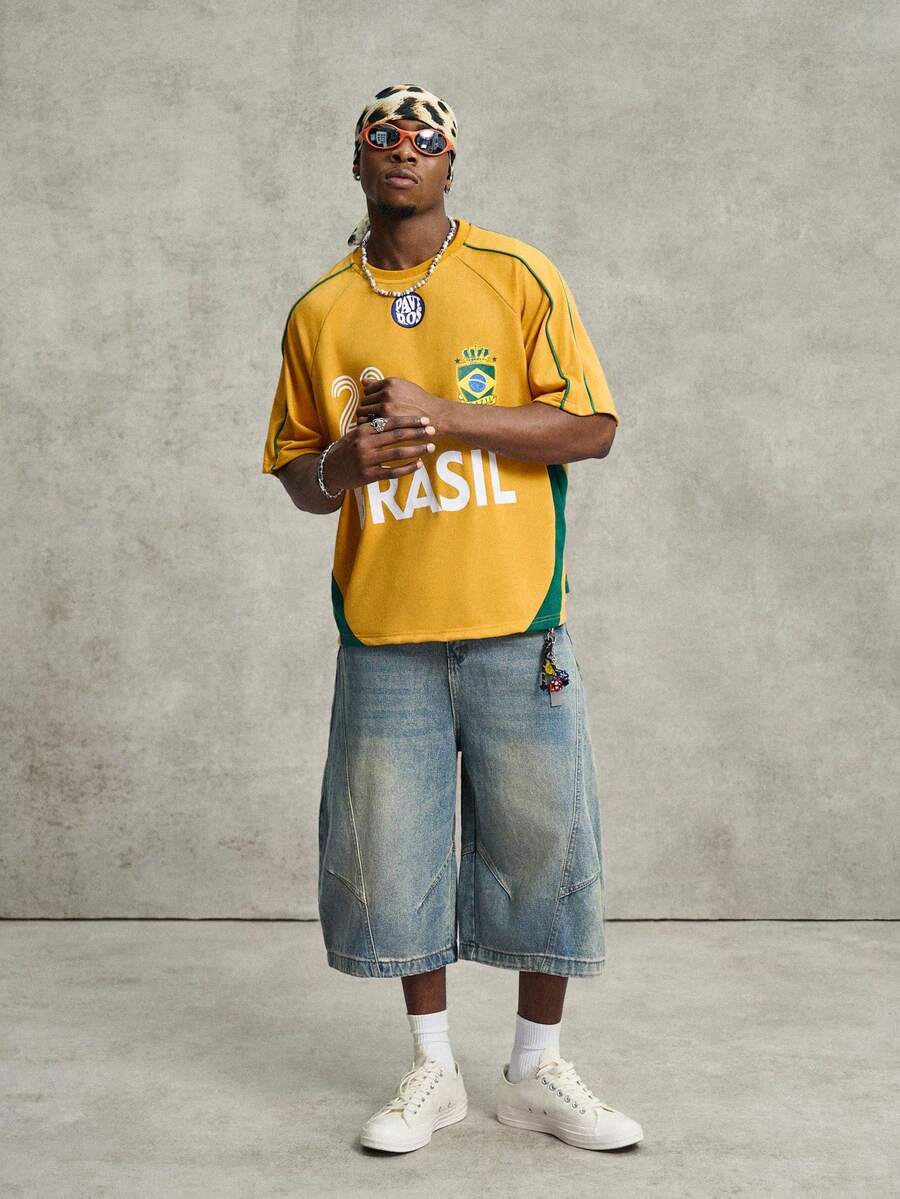 Camiseta Pavtros Studios Brasil Heritage Football Jersey — Foto 6