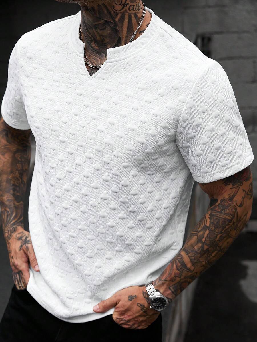 Camiseta Pavtros Jacquard Logotipo