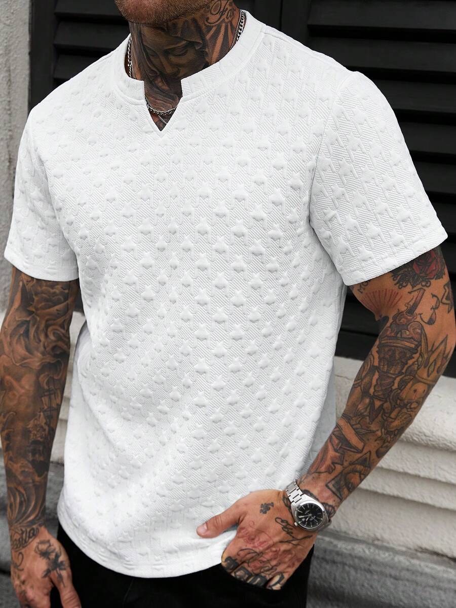 Camiseta Pavtros Jacquard Logotipo