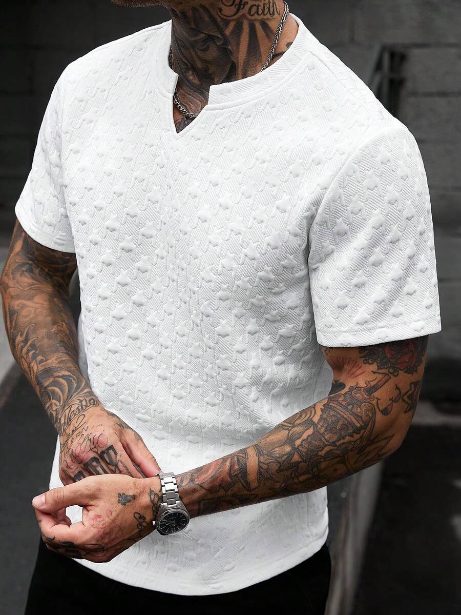 Camiseta Pavtros Jacquard Logotipo
