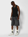 Bermuda Jorts Jeans Pavtros Studios Suzulan Graffiti