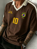 Camisa Polo Pavtros Studios Joga Bonito Black Jersey