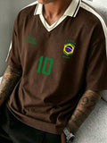 Camisa Polo Pavtros Studios Joga Bonito Black Jersey