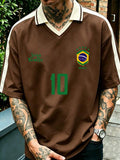 Camisa Polo Pavtros Studios Joga Bonito Black Jersey