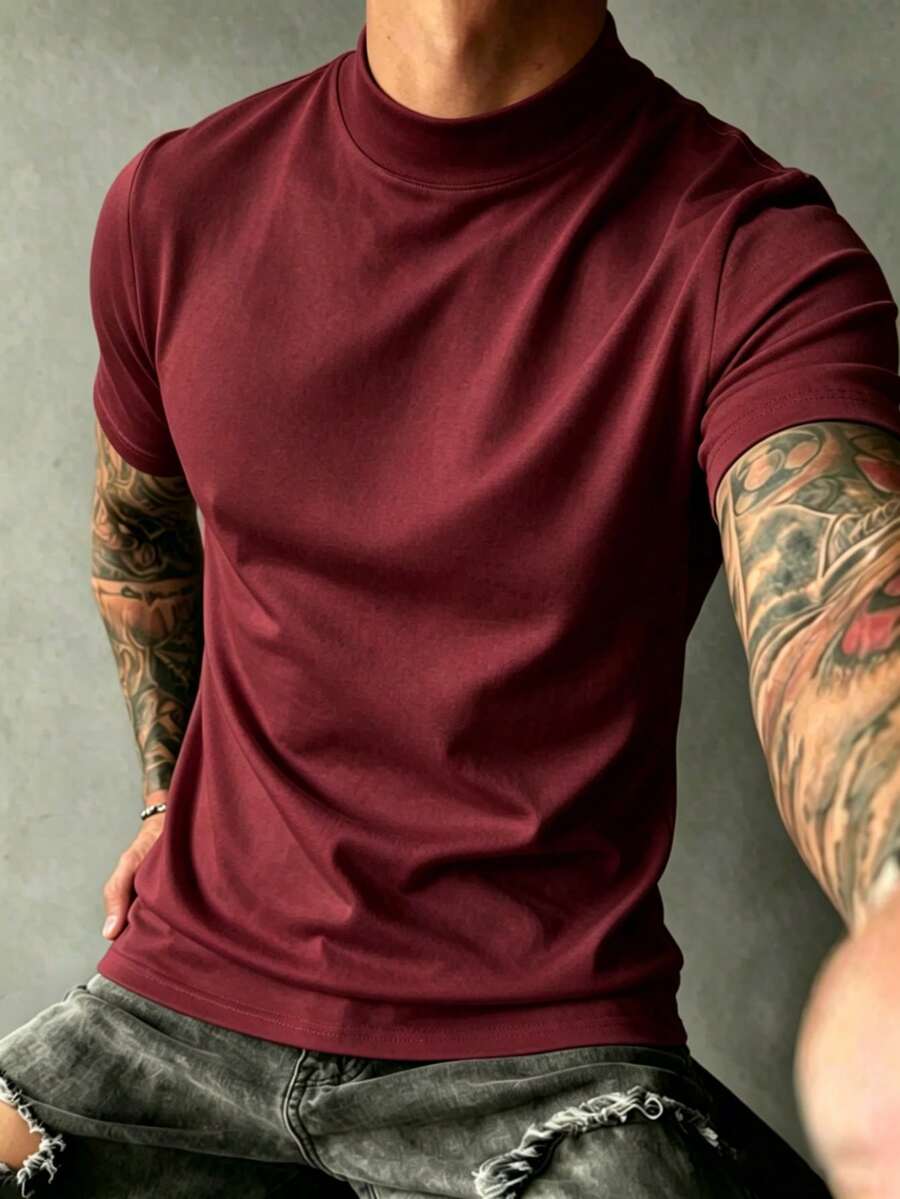 Camiseta Premium Masculina Gola Minimal — Pavtros (foto 25)