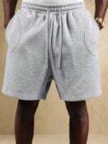SUMWON Shorts Esportivos Essenciais de Entreperna Caída, Caimento Solto, Confortáveis, Shorts de Moletom Casuais, Roupas Esportivas, Desempenho, Básico, Valor, Verão Diário