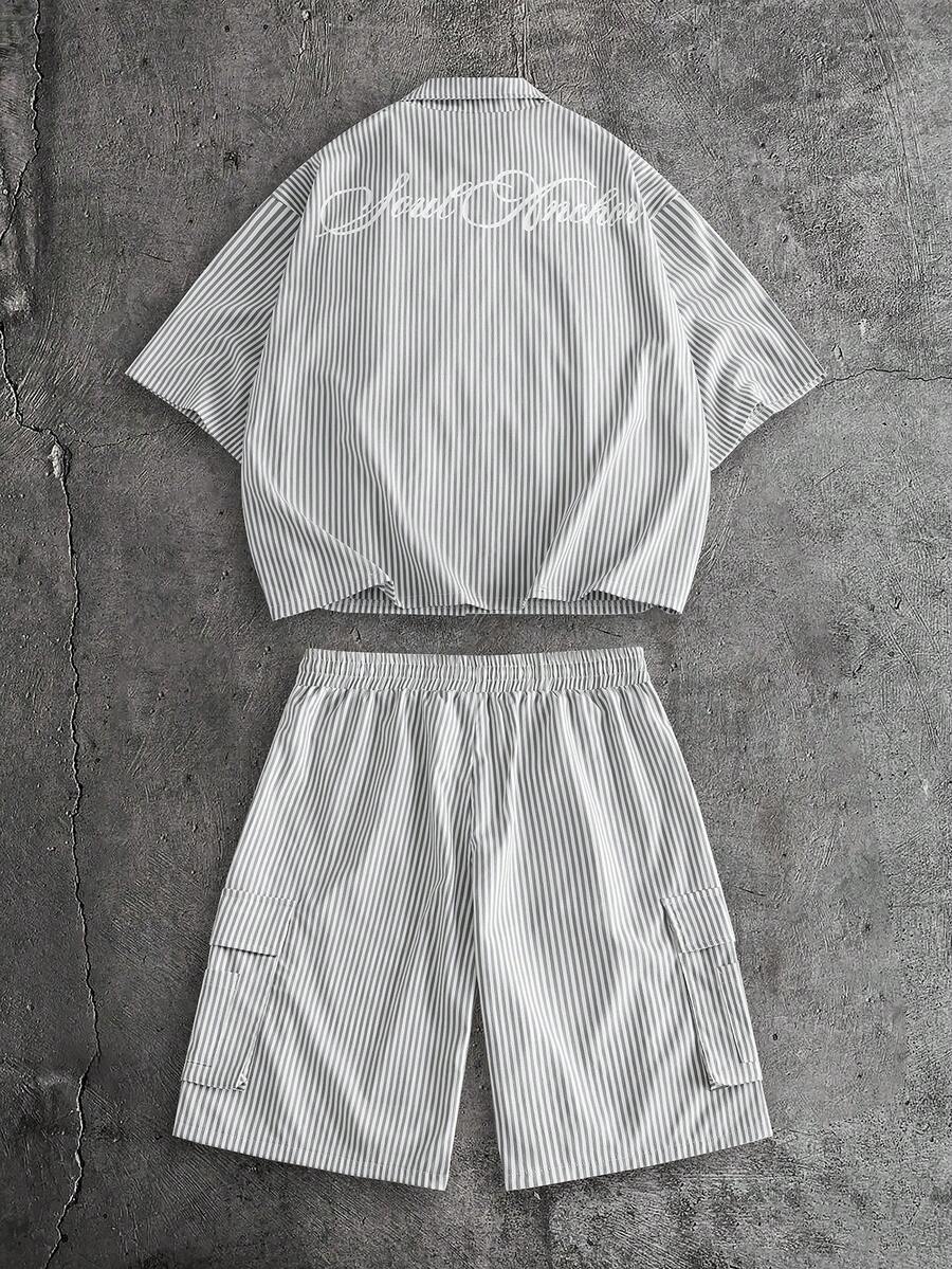 Conjunto Pavtros Studios Knit Retro Polo Shorts Set — Foto 27