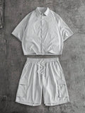 Conjunto Pavtros Studios Knit Retro Polo Shorts Set