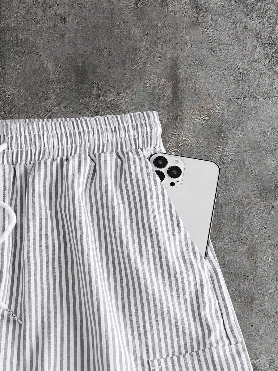 Conjunto Pavtros Studios Knit Retro Polo Shorts Set — Foto 24