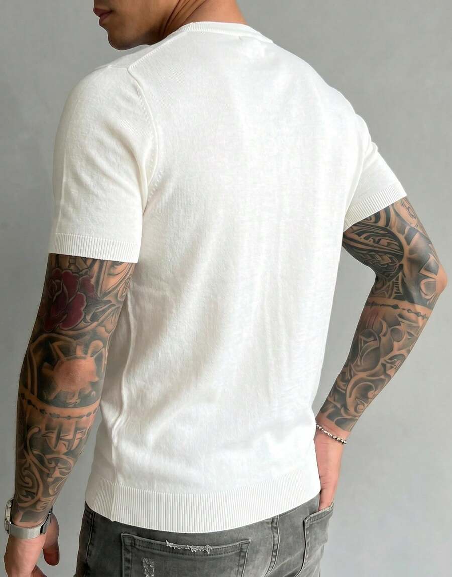 Camiseta Pavtros Listrada Minimalista