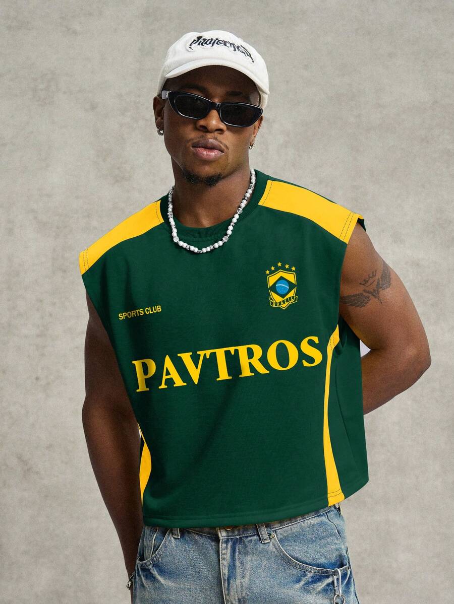 Regata Pavtros Studios Brasil Retro Panel Vest — Foto 8