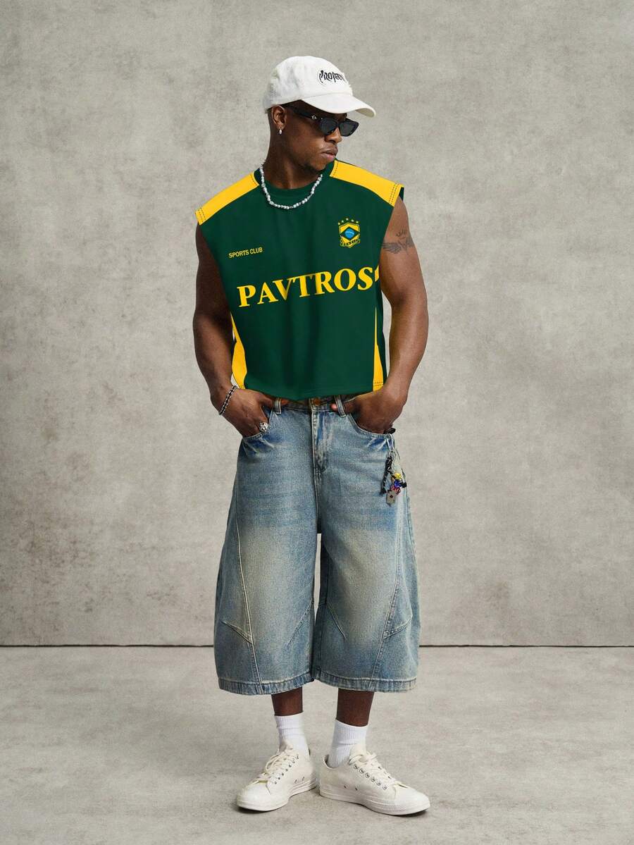 Regata Pavtros Studios Brasil Retro Panel Vest — Foto 12